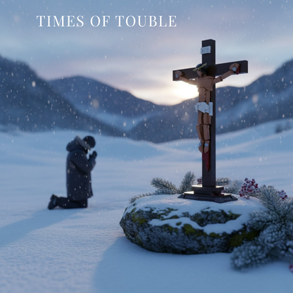 GRAIN OF FAITH CROSS - 17" in