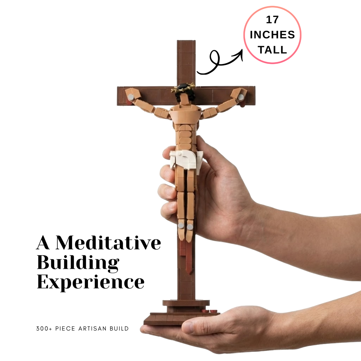 GRAIN OF FAITH CROSS - 17" in