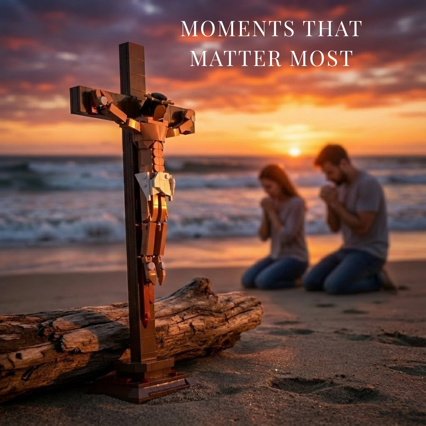 GRAIN OF FAITH CROSS - 17" in