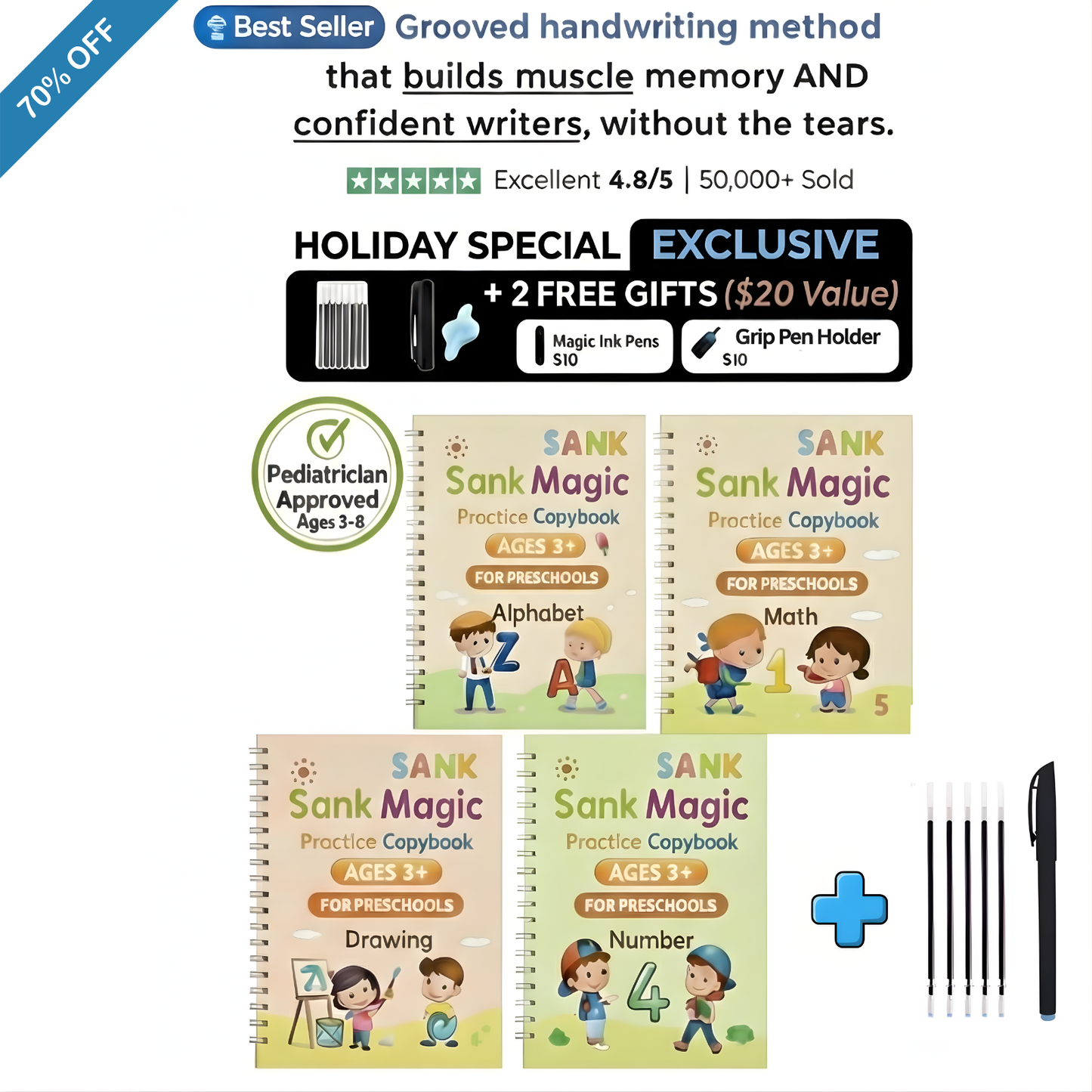 Magic Muscle Maker™ Workbooks: Full Set
