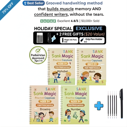 Magic Muscle Maker™ Workbooks: Full Set